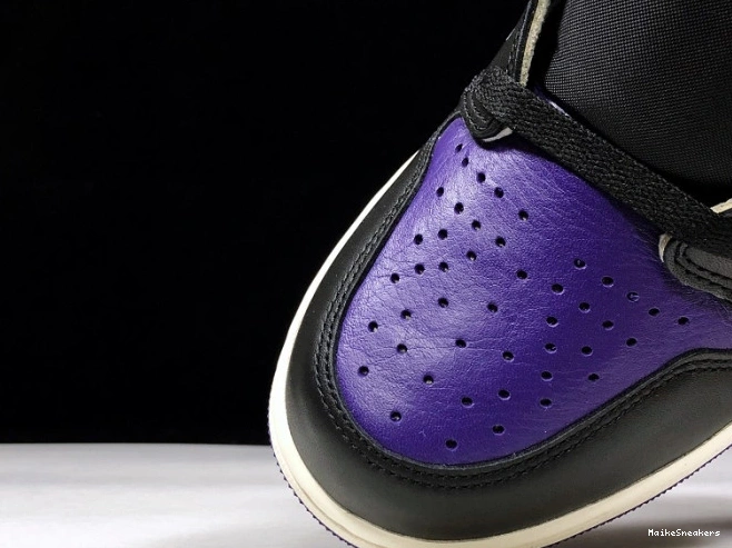 MaikeSneakers Air 1 Purple Jordan Court 555088-501 0807